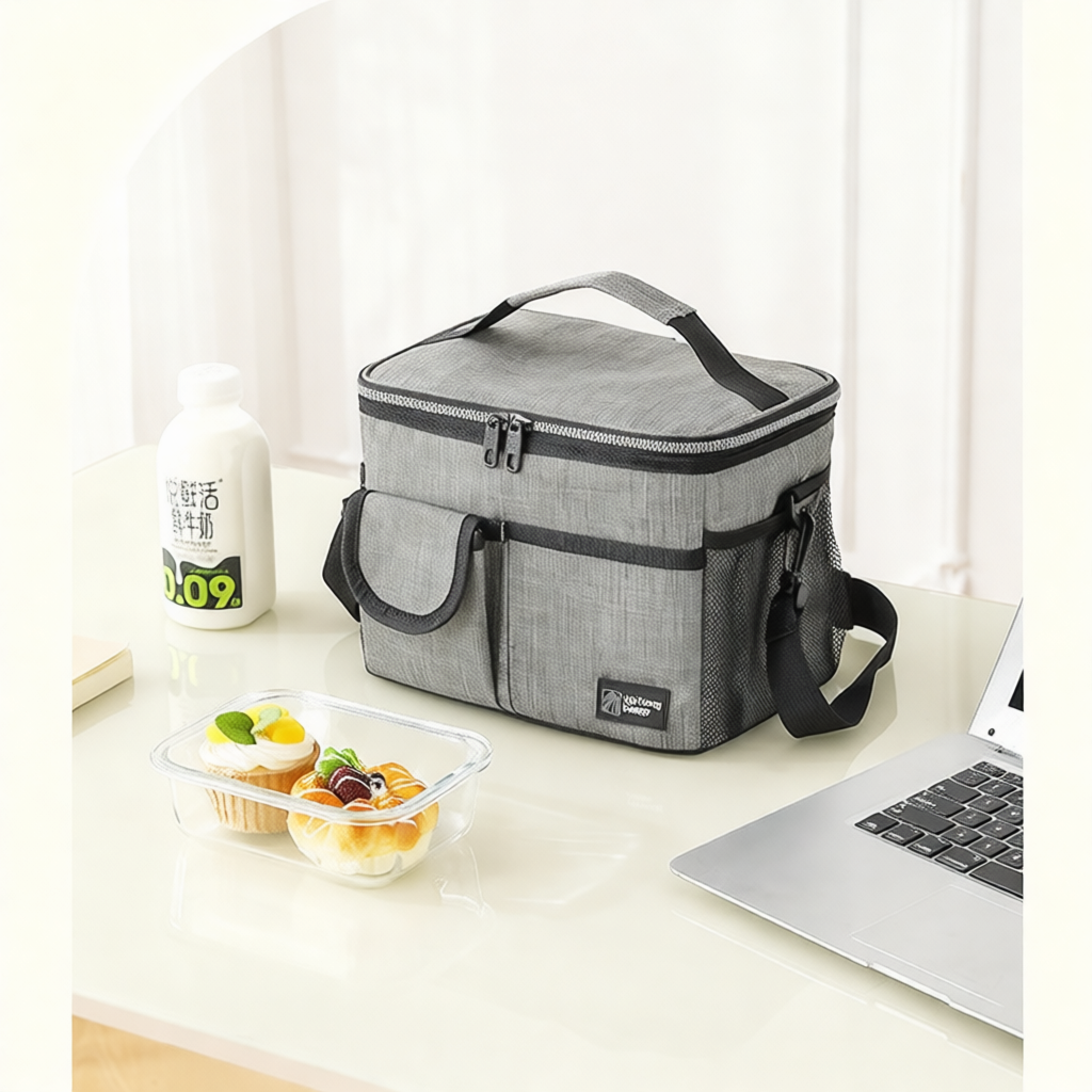 Food Snacks For Camping - Multifunctionele dubbelwandige geïsoleerde koeltas, grote voedselbewaarzak