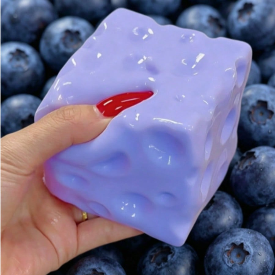 Food & Snacks Coloring - Nieuwe Blueberry Kleur Kaas Squishy Speelgoed