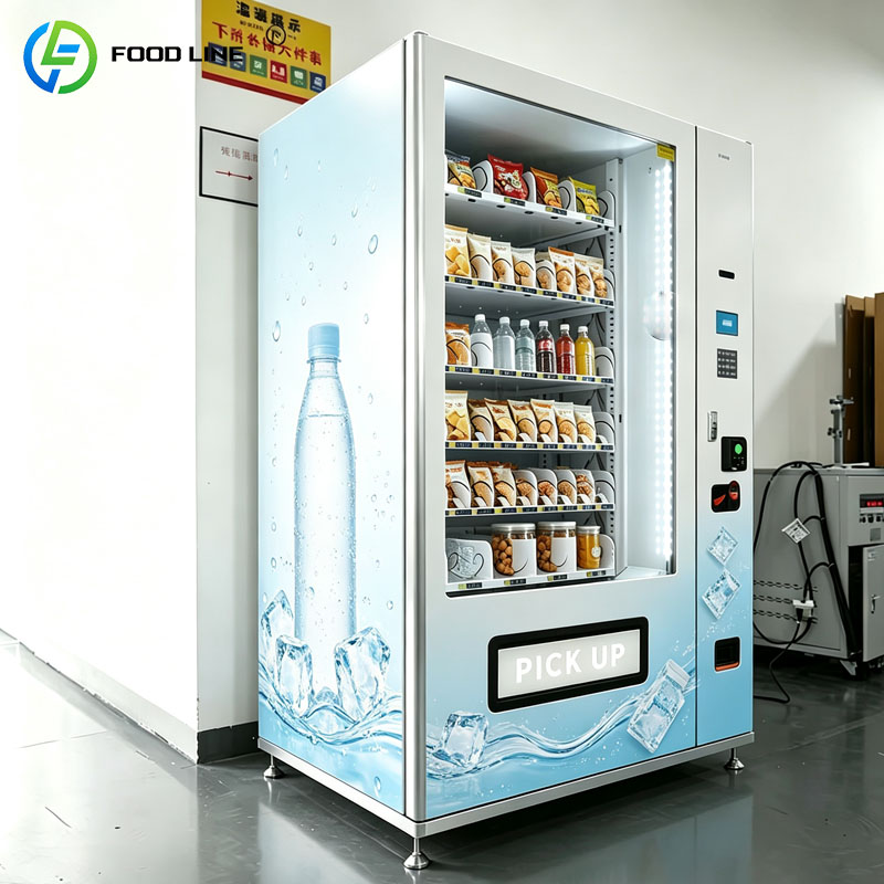 Food Snacks Vending Machine - Automatische drank- en snackautomaat, gekoelde smart