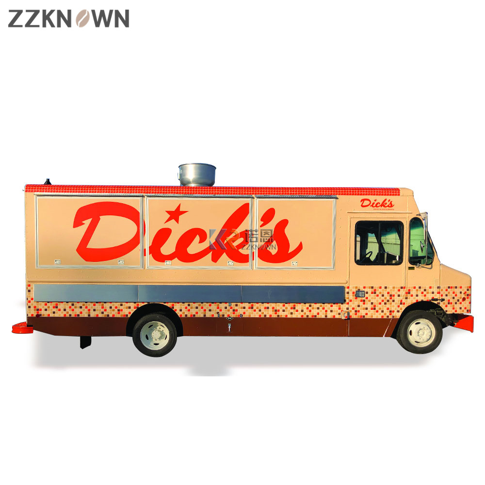 Fast Food With Snacks - Volledig apparatuur Mobiele voedselwagens met kookapparatuur