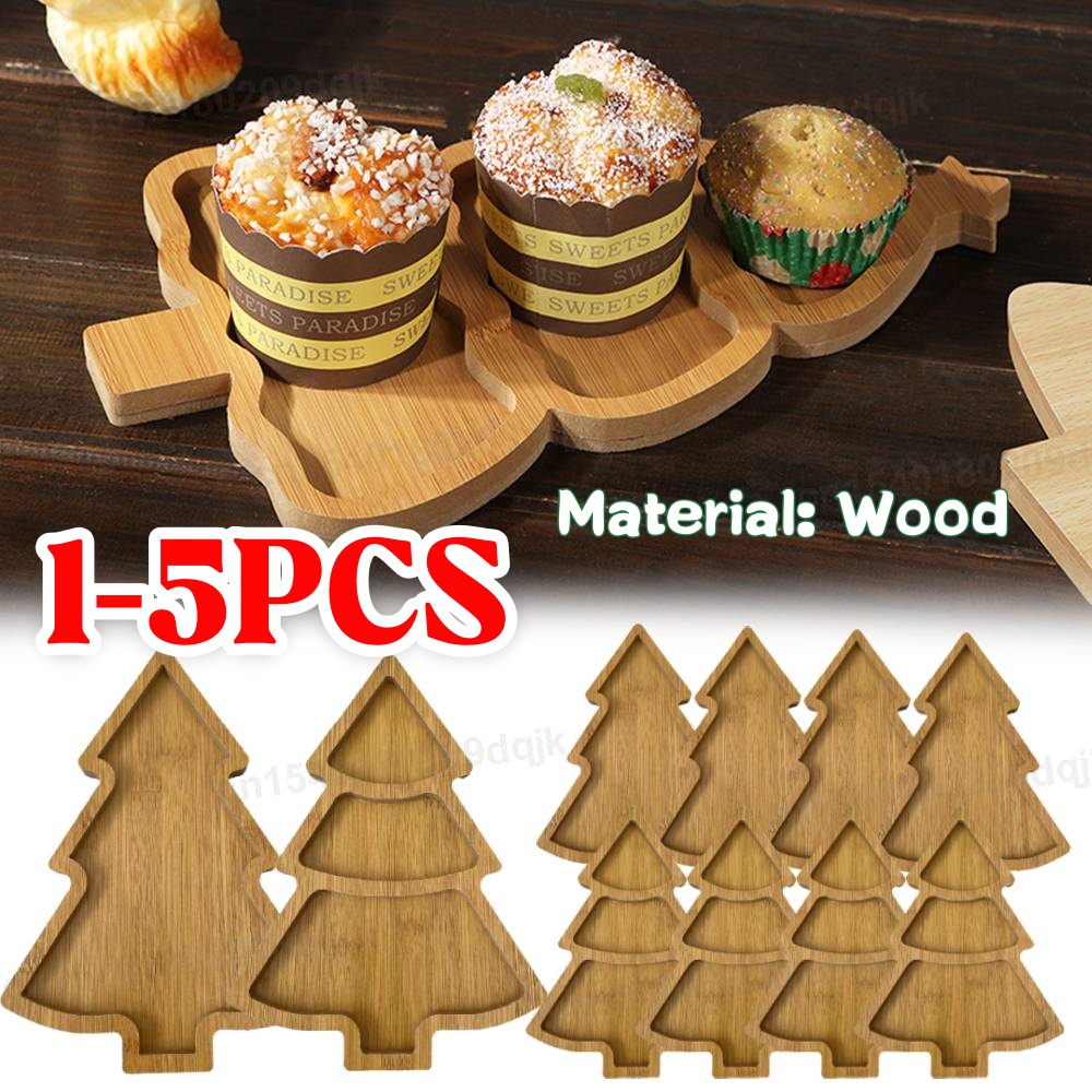 Food Snacks Restaurant - Houten Kerstboom Bord Dienblad Charcuterie Restaurant