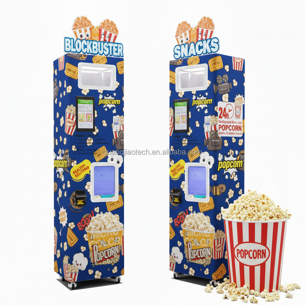 Food Snacks Vending Machine - CE-gecertificeerde snackautomaten voor popcorn, vervangend fabriekswebsysteem