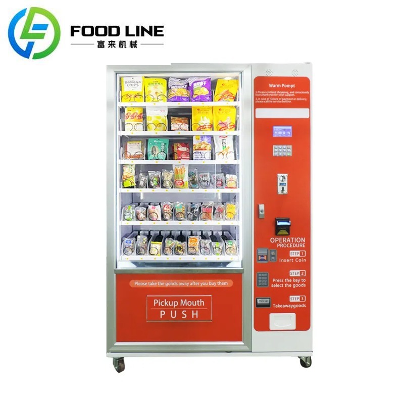 Food Snacks Vending Machine - Op maat gemaakte fabrieksgemaakte snacks en