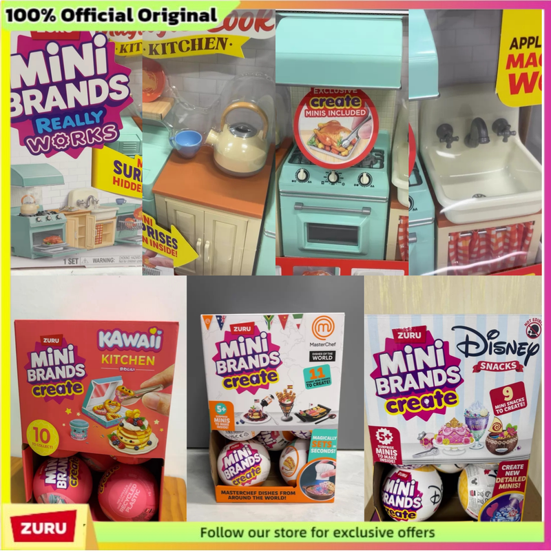 Food Snacks Brands - Zuru Mini Brands Create Disney Snacks