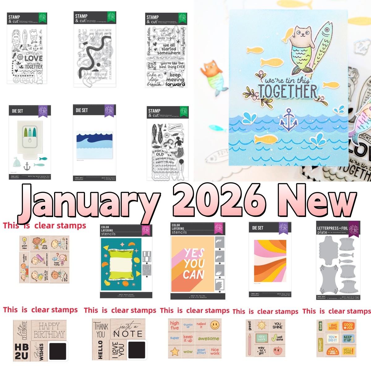 Food Stamps Snacks - Januari 2026 Liefde Gegolfde Lijnen Snack