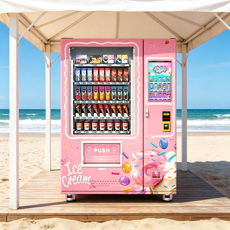 Food Snacks Vending Machine - Automatische ijs- en waterverkoopautomaat, drankjes, snacks,