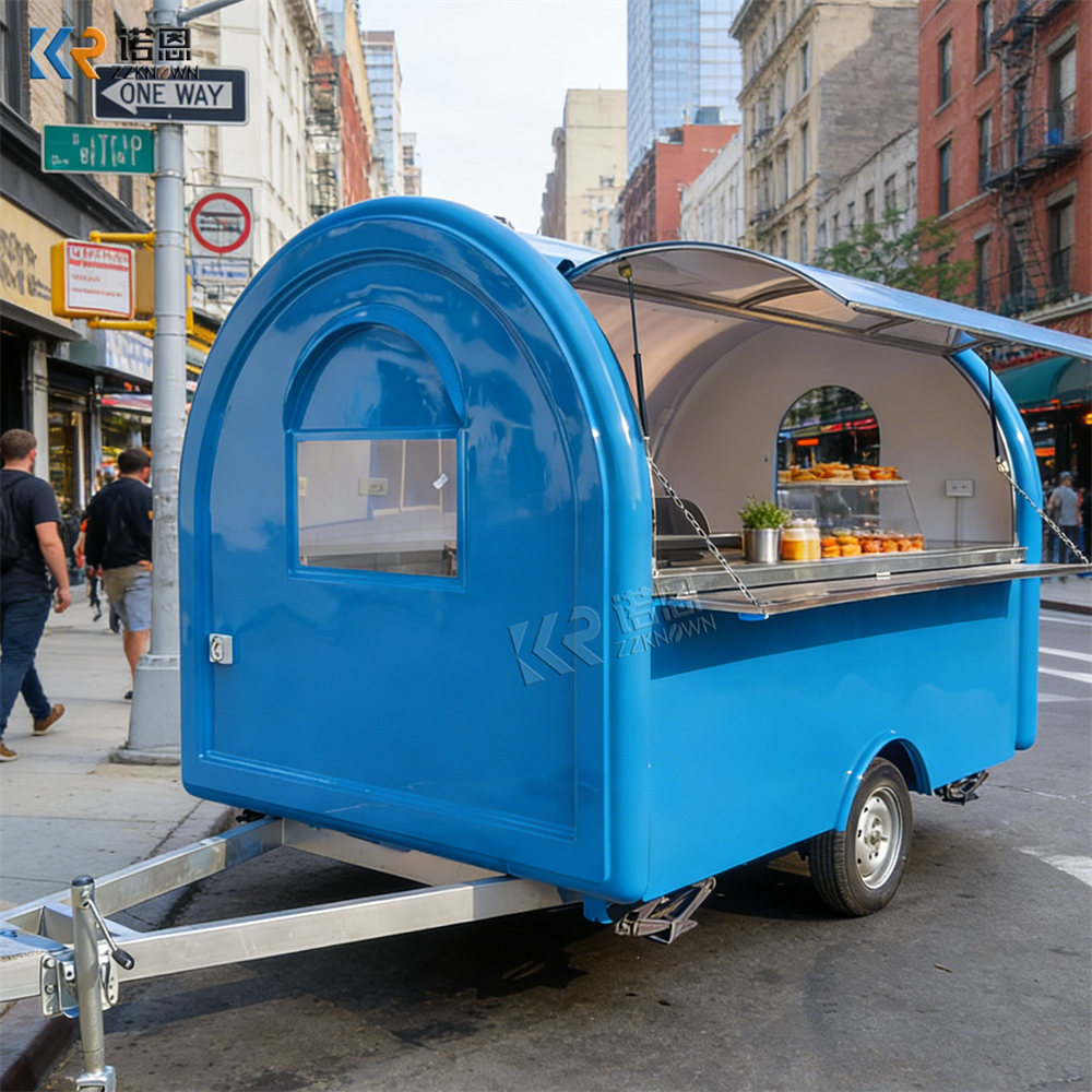 Fast Food With Snacks - Aanpasbare snack catering trailer, mobiele foodtruck,