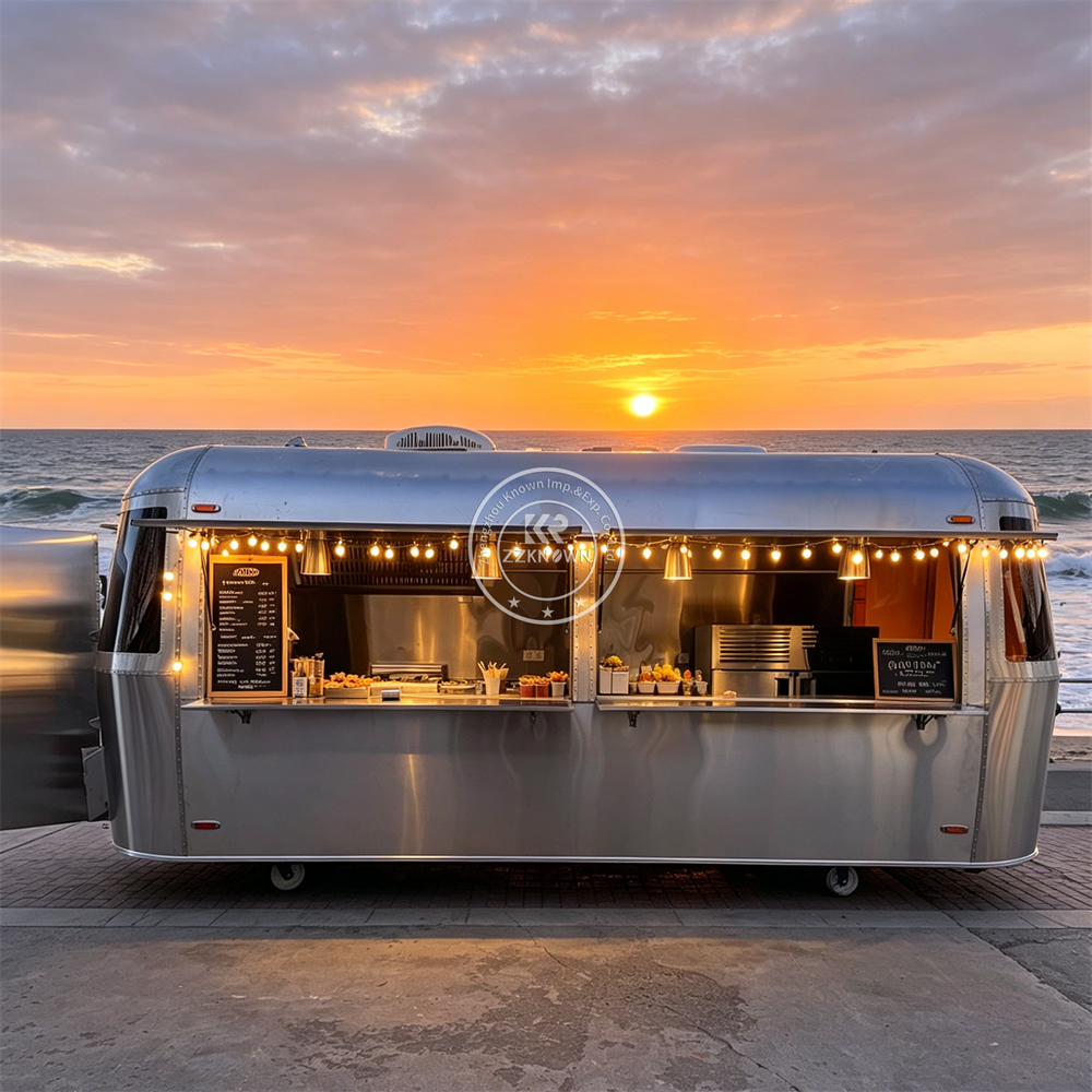 Fast Food With Snacks - Op maat gemaakte mobiele hotdog-kraam, ijskar,