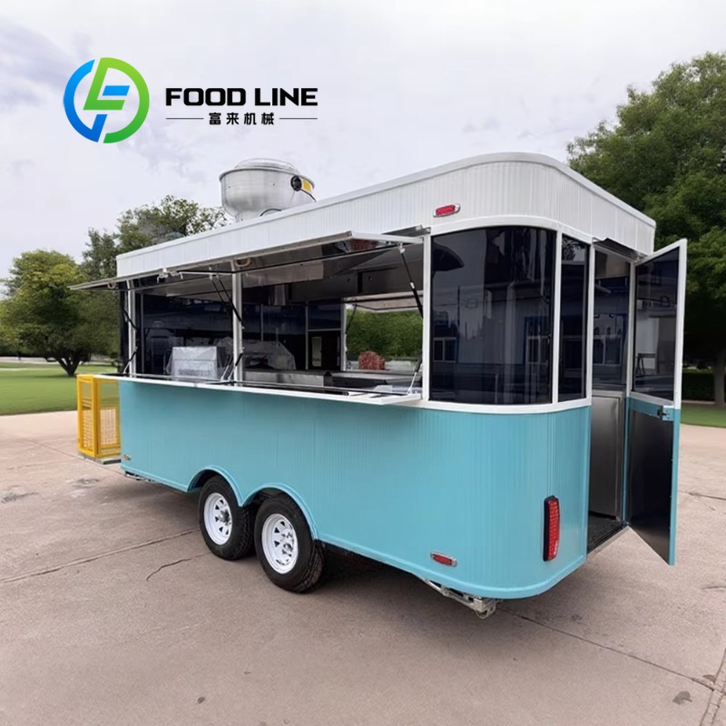 Food Snacks Easy - Aangepaste premium mobiele foodtruck voor straatsnacks
