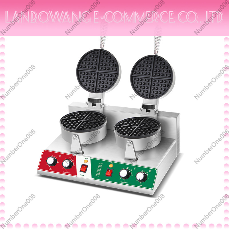 Food Snacks Restaurant - Draaibare wafelbakplaat met antiaanbaklaag, wafelijzer, crêpemachine