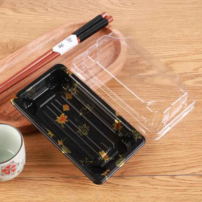 Food Snacks Restaurant - 10 stuks verdikte sushibox met deksel