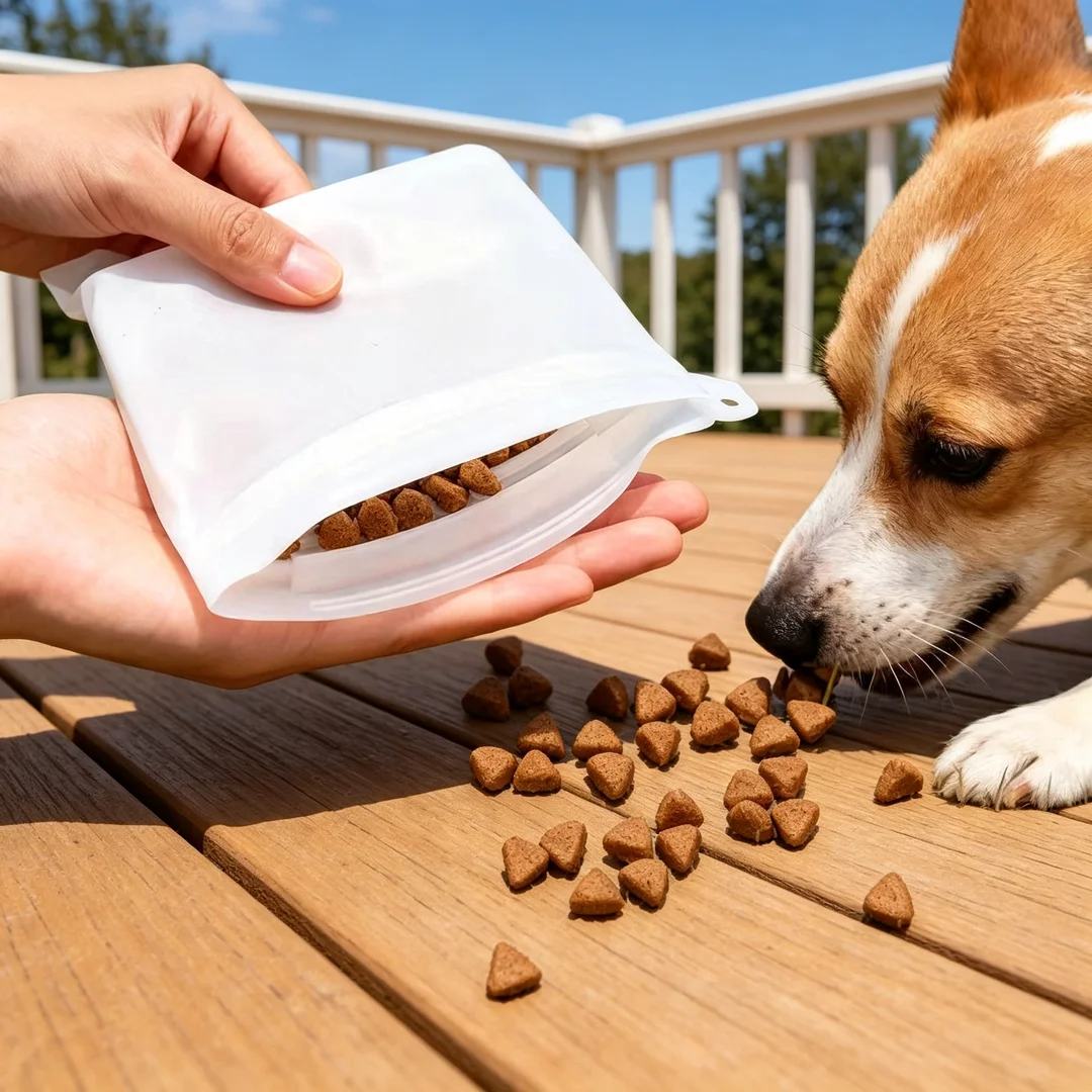 Food Snacks Easy - Siliconen zak voor huisdierensnacks Buitenwandeling Hondentrainingstas