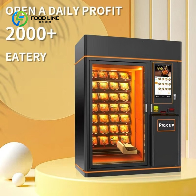 Food Snacks Vending Machine - Op maat gemaakte warme voedsel automaat,