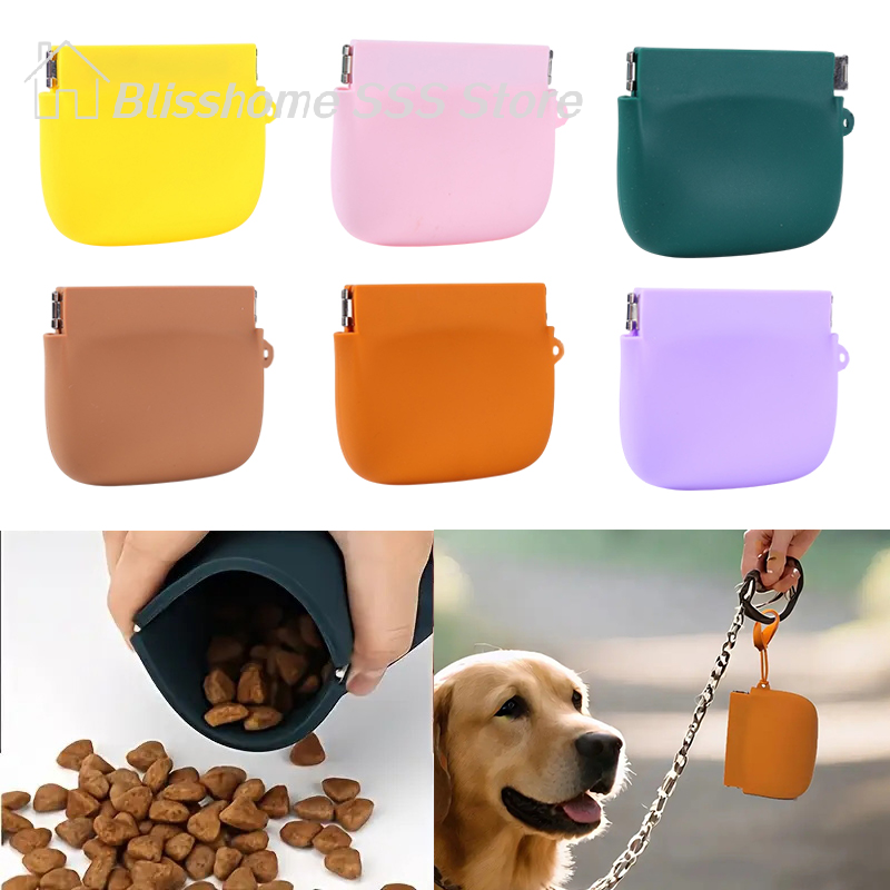 Food Snacks Easy - 【S】Siliconen hondensnoepjeszakje Draagbare snacktas voor huisdieren