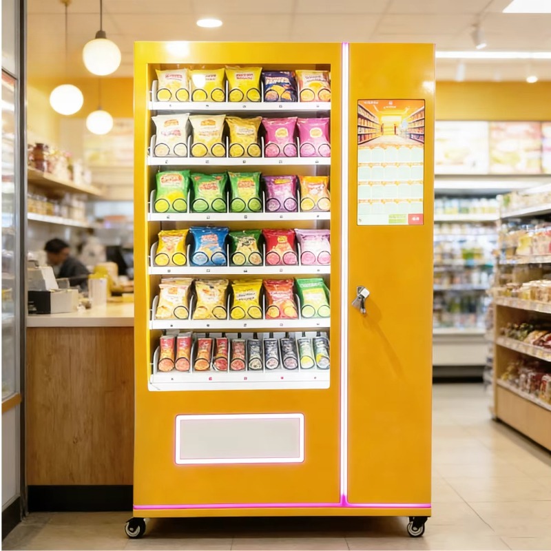 Food Snacks Vending Machine - Automatische snack- en drankautomaten, slimme voedingsautomaten,