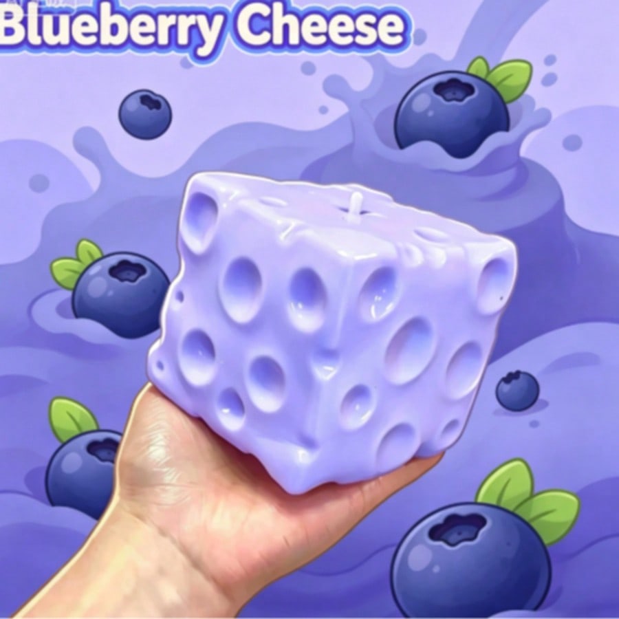 Nieuwe Blueberry Kleur Kaas Sq - Food & Snacks Coloring recensie en prijs