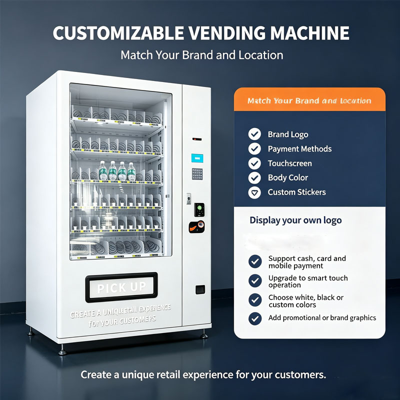 Automatische drank- en snackau - Food Snacks Vending Machine recensie en prijs