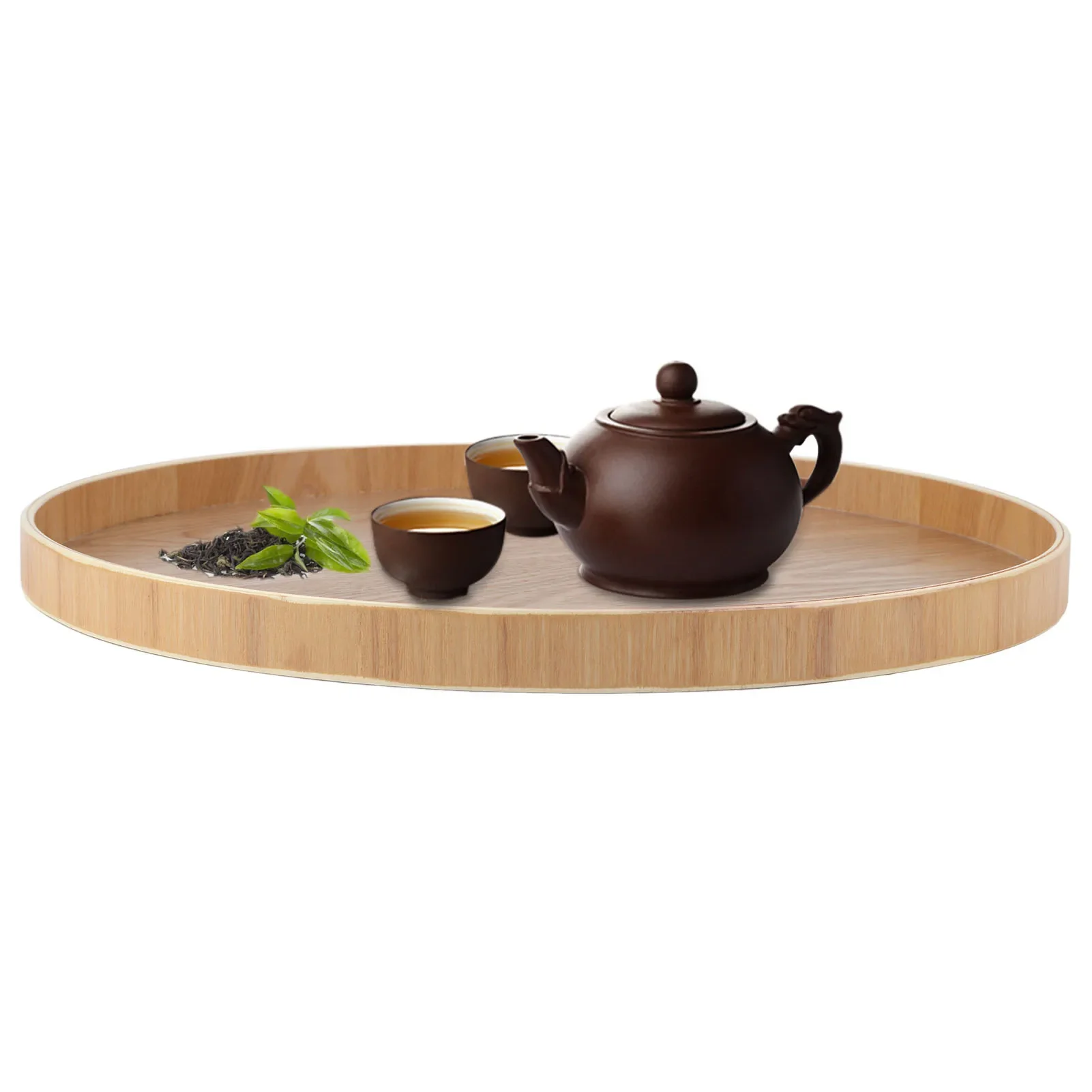 Ronde Vorm Massief Hout Thee K - Food Snacks Restaurant recensie en prijs