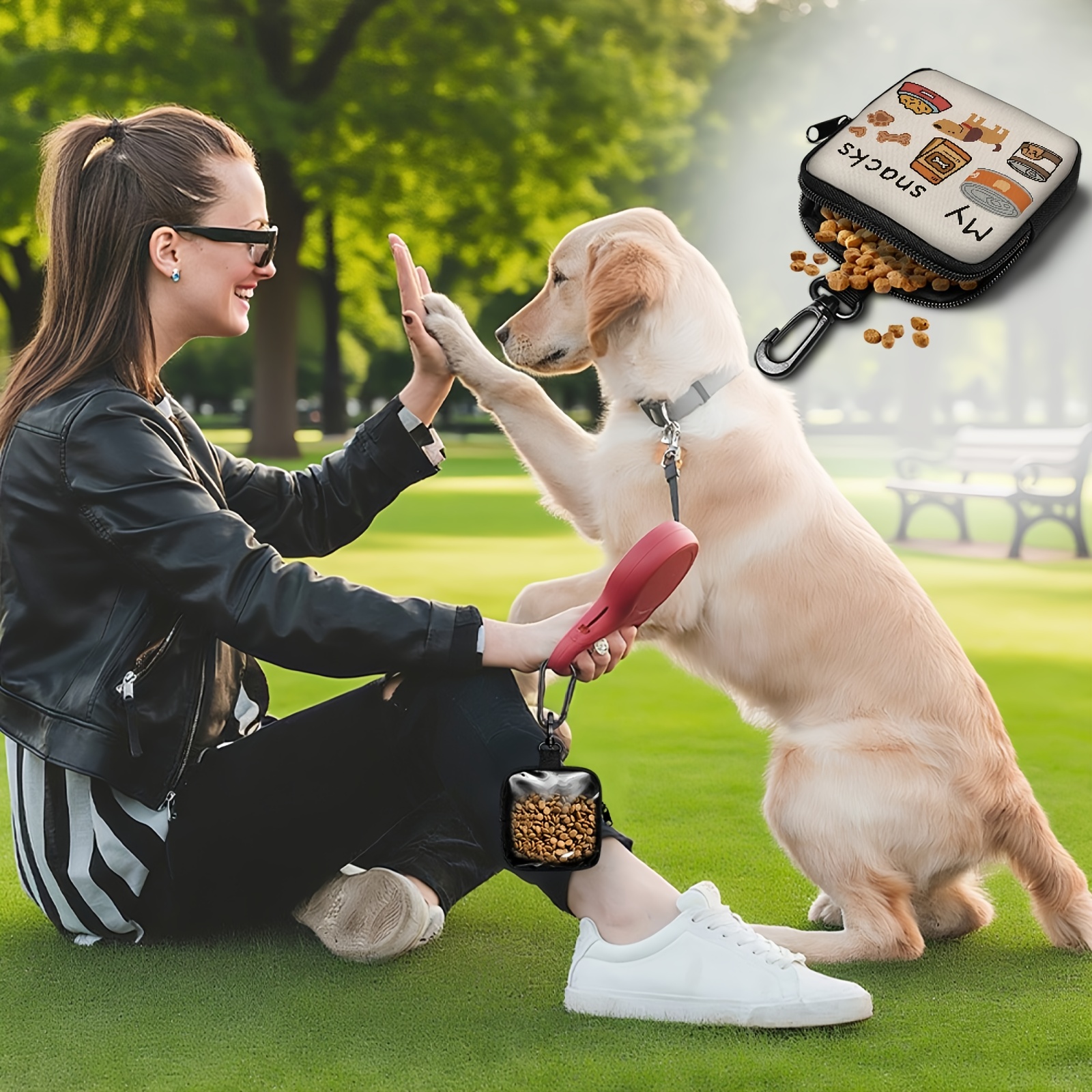 Draagbare hondensnoepjeszak, v - Food Snacks For Camping recensie en prijs