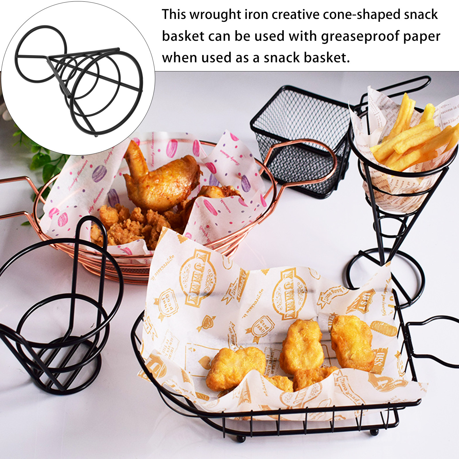 1 stks taps toelopende ijzeren - Food Snacks Easy recensie en prijs