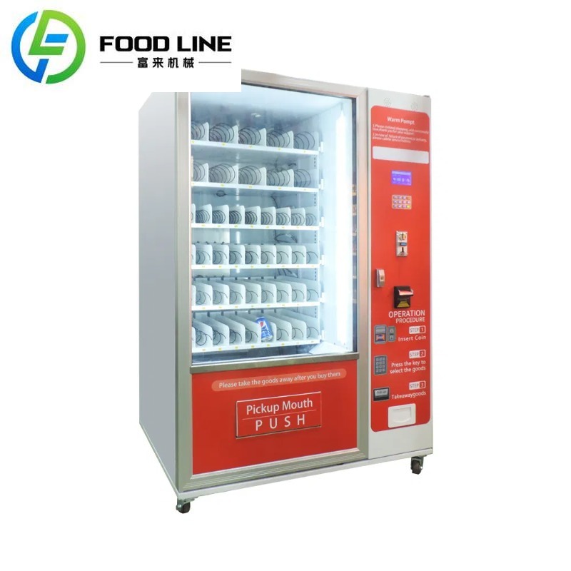 Op maat gemaakte fabrieksgemaa - Food Snacks Vending Machine recensie en prijs