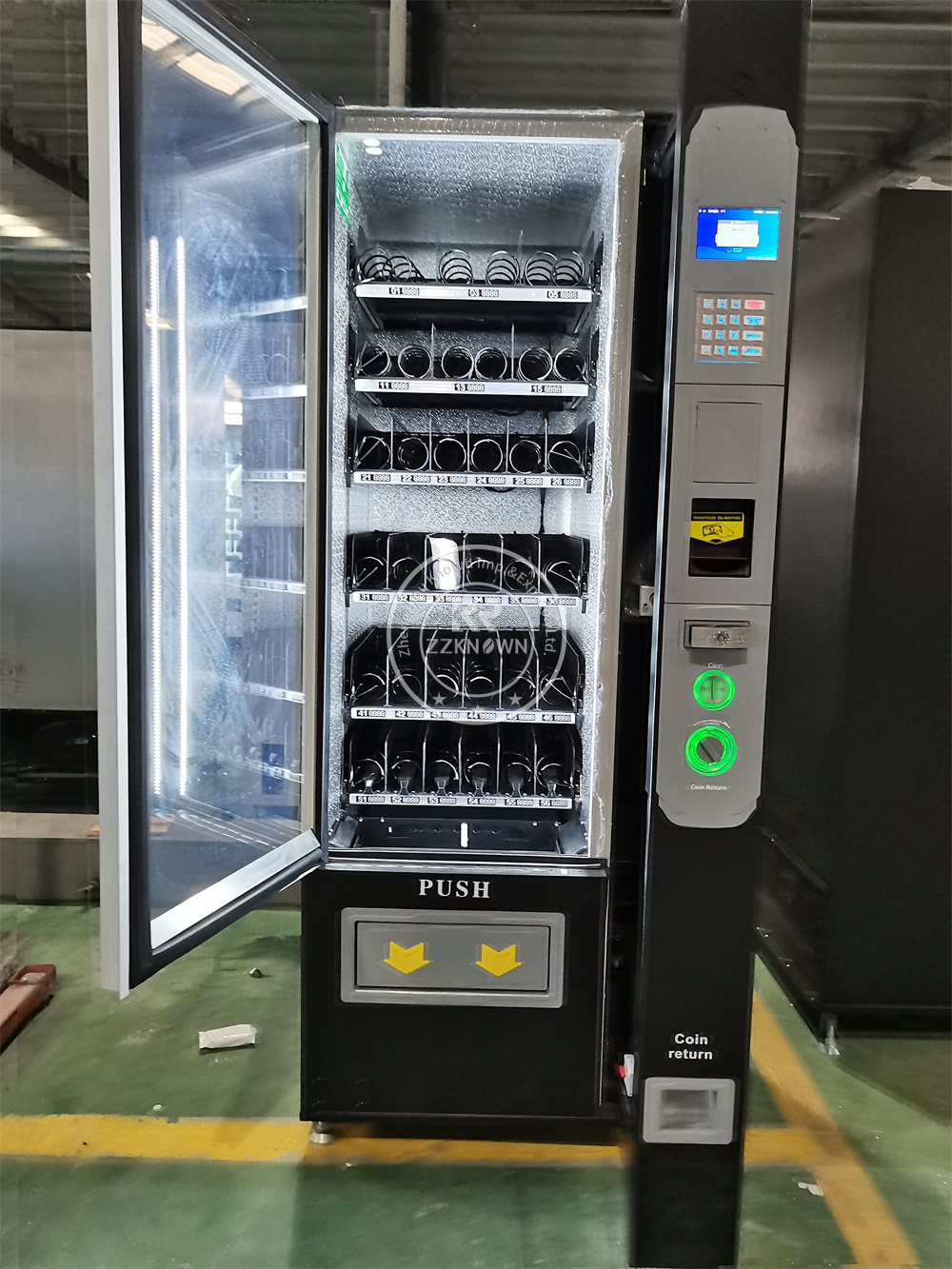 Hotselling 24 uur grote capaci - Food Snacks Vending Machine recensie en prijs