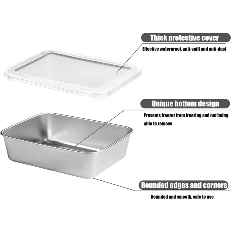 RVS containers voor voedselops - Food & Snacks Coloring recensie en prijs