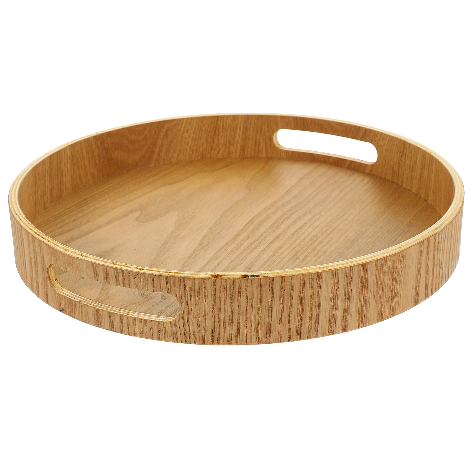 Ronde houten serveerschaal van - Food Snacks For Camping recensie en prijs