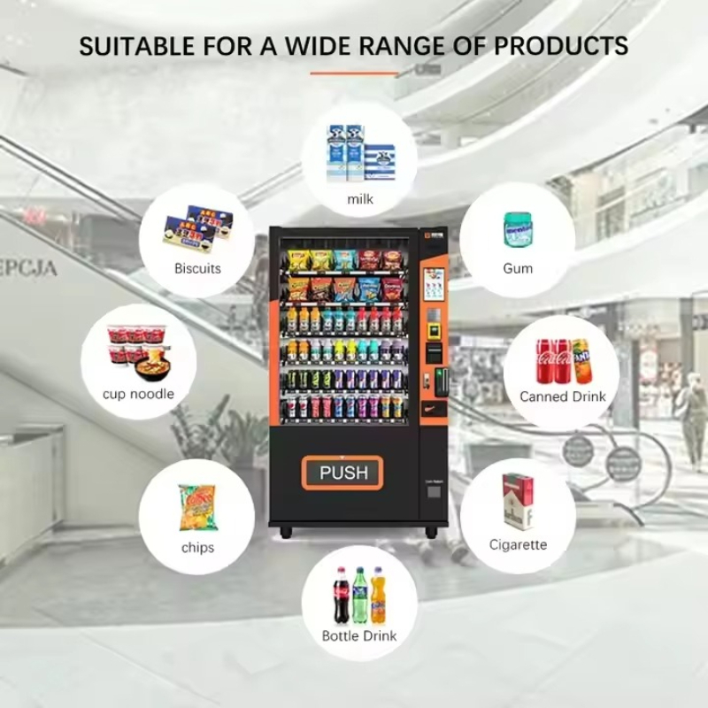 Op maat gemaakte touchscreen s - Food Snacks Vending Machine recensie en prijs