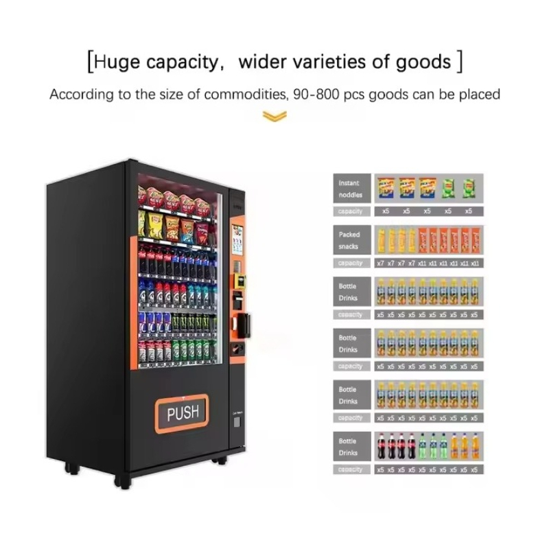 Op maat gemaakte touchscreen s - Food Snacks Vending Machine recensie en prijs
