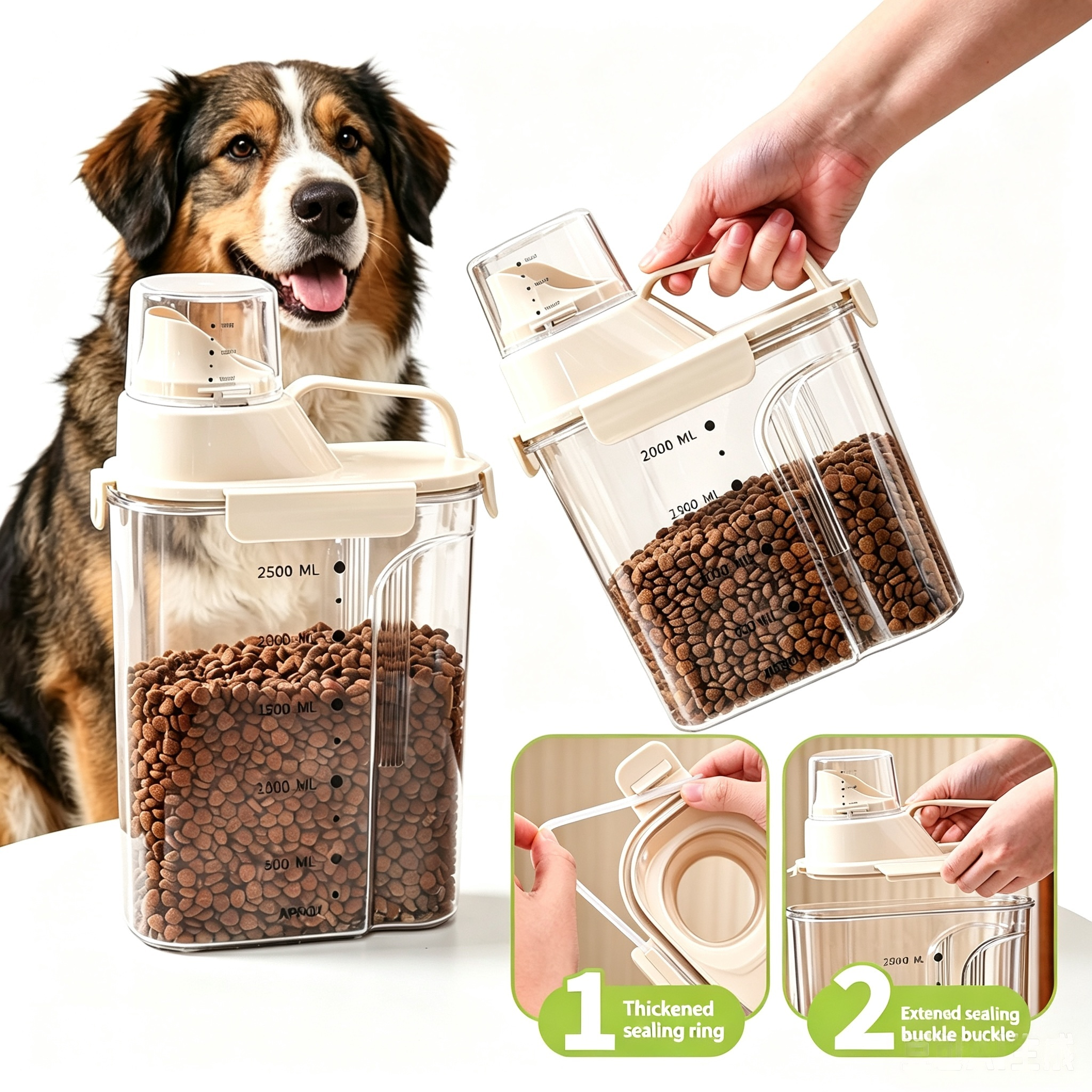 1kg/2kg/2,5kg/3kg Luchtdichte  - Food Snacks Packaging recensie en prijs