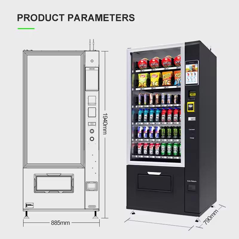 Klassieke combivendingautomaat - Food Snacks Vending Machine recensie en prijs