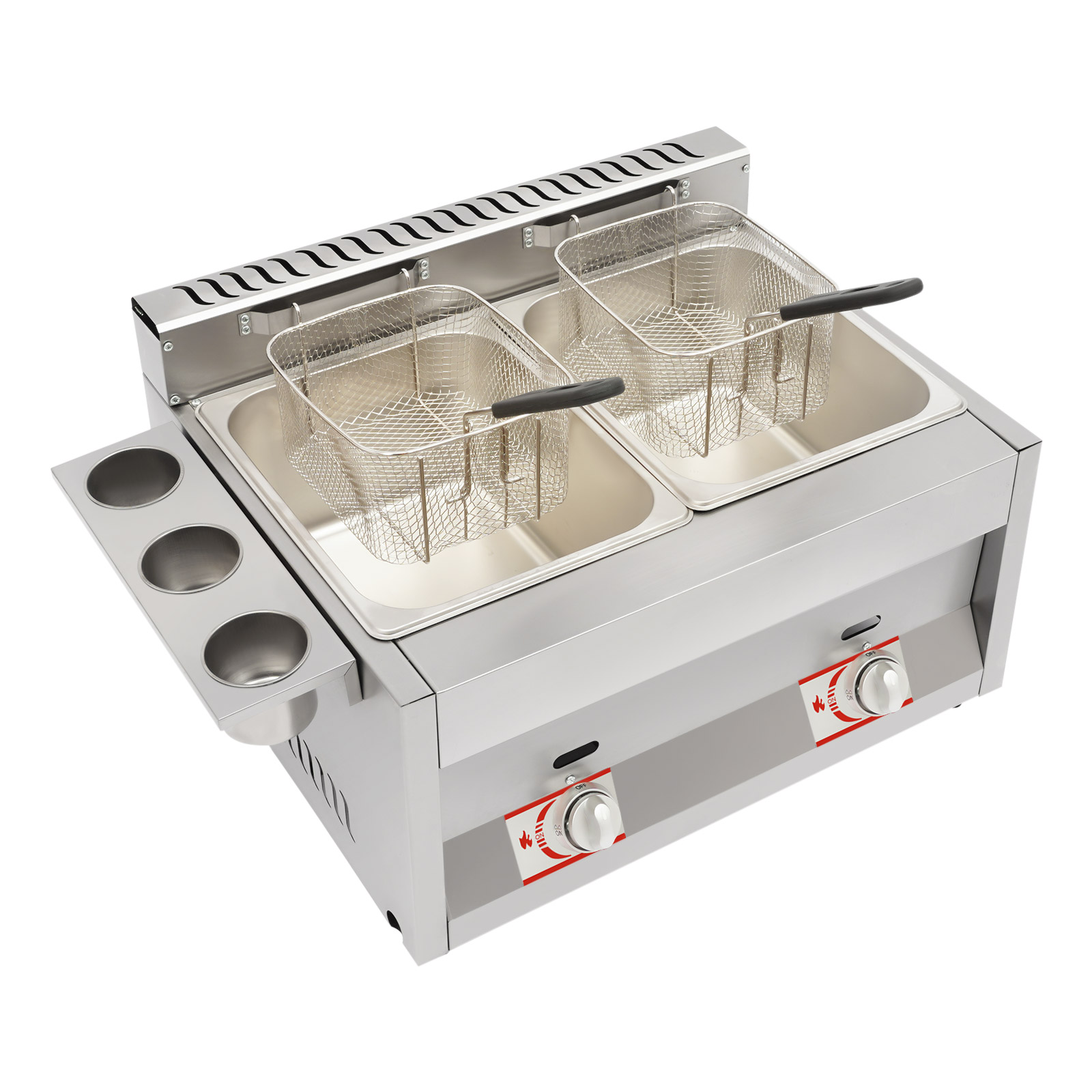 Commerciële friteuse met 2 tan - Fast Food With Snacks recensie en prijs