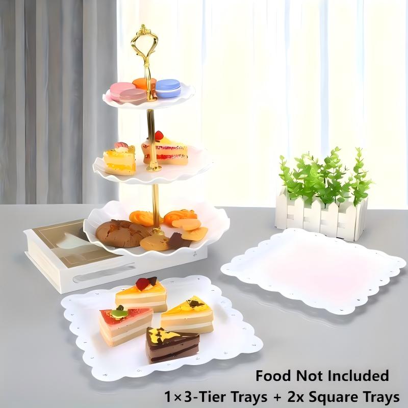 1/3/4/5PCS decoratieve dienbla - Food Snacks Easy recensie en prijs