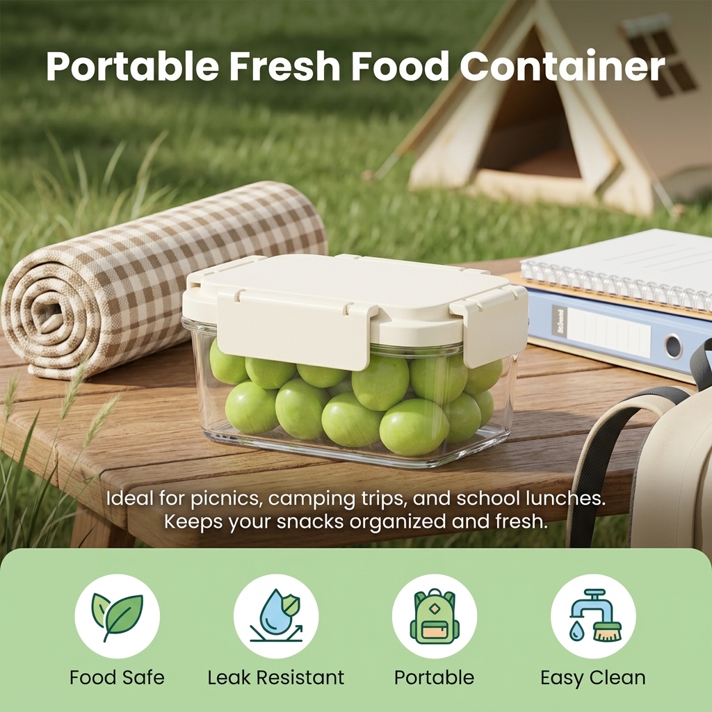 1 stuk Fruit Bento Box PP-mate - Food Snacks For Camping recensie en prijs