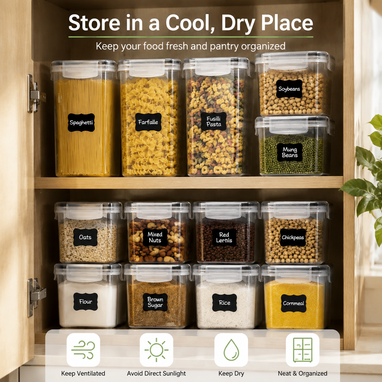 Luchtdicht, vochtbestendige vo - Food Snacks Easy recensie en prijs