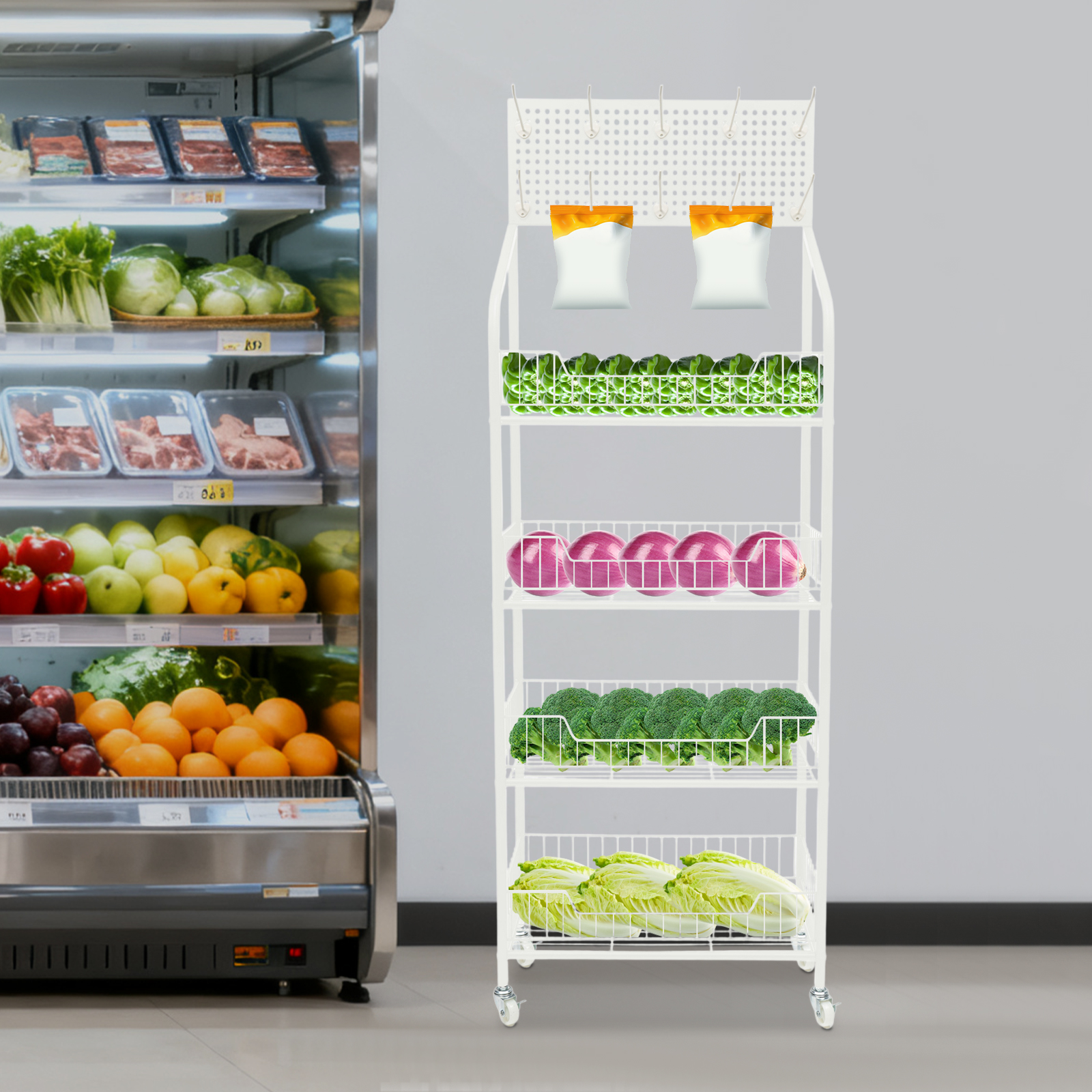 4-laags commerciële winkeldisp - Food Snacks High In Iron recensie en prijs
