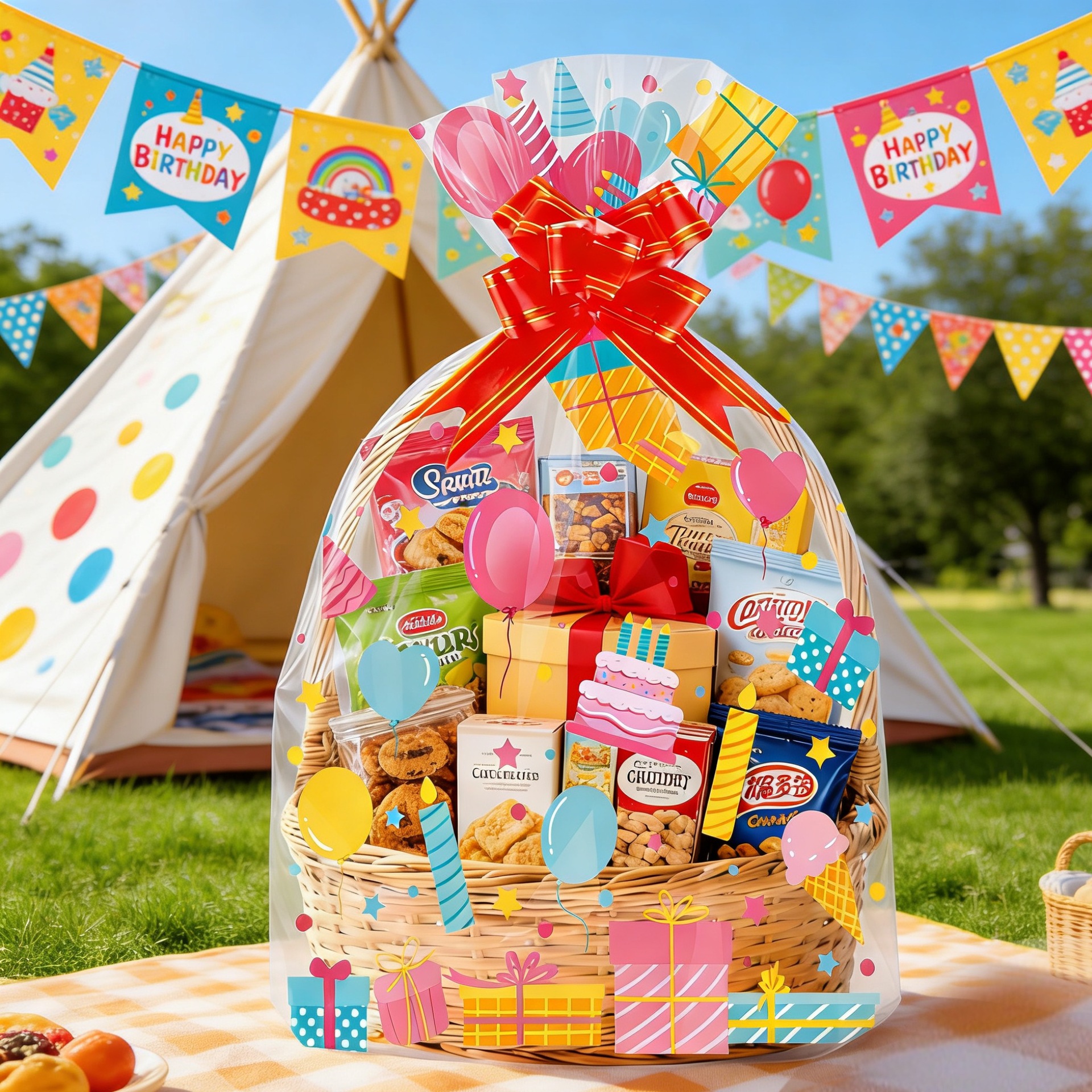20 stuks verjaardagsprint tran - Food Snacks Hamper recensie en prijs