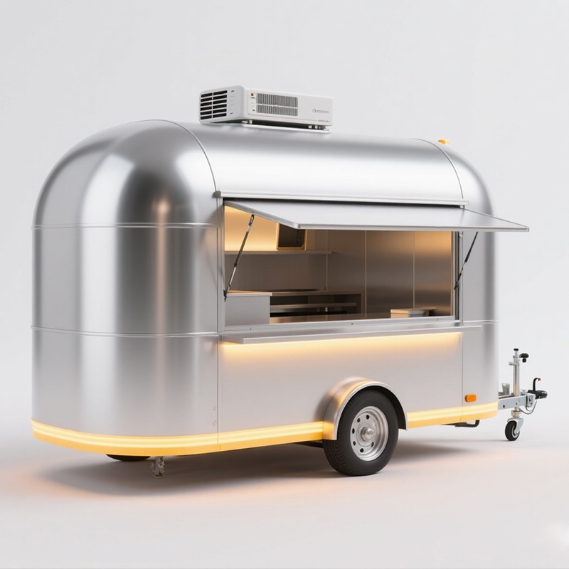 Mobiele snackkar met wielen, m - Food Snacks Easy recensie en prijs