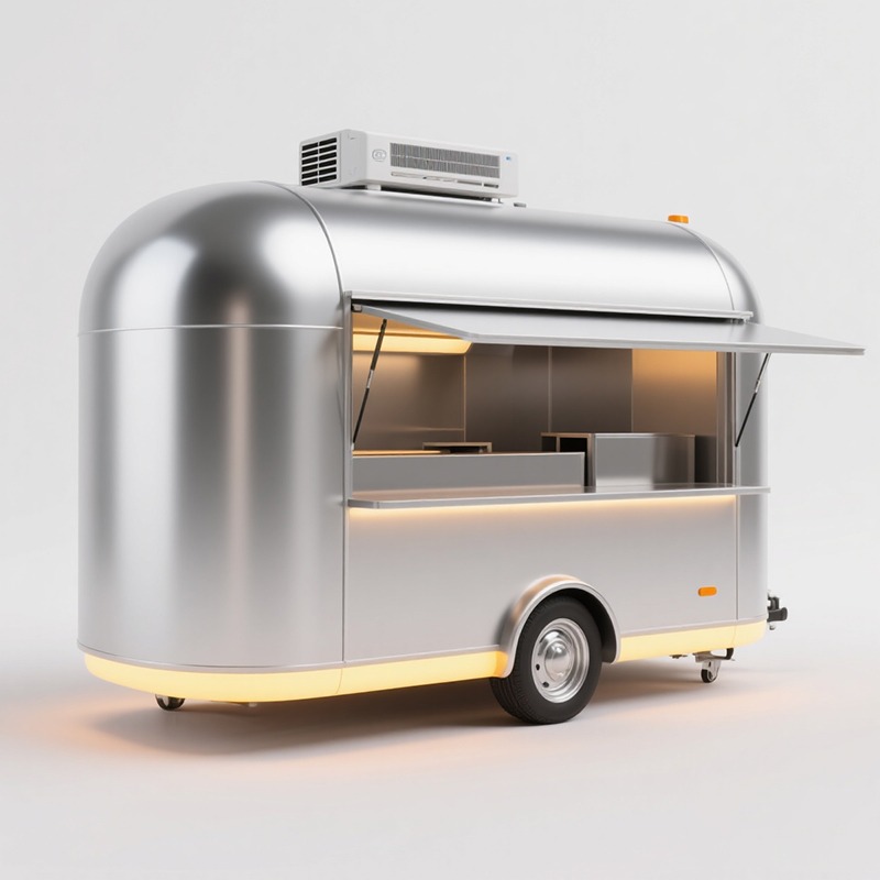 Mobiele snackkar met wielen, m - Food Snacks Easy recensie en prijs