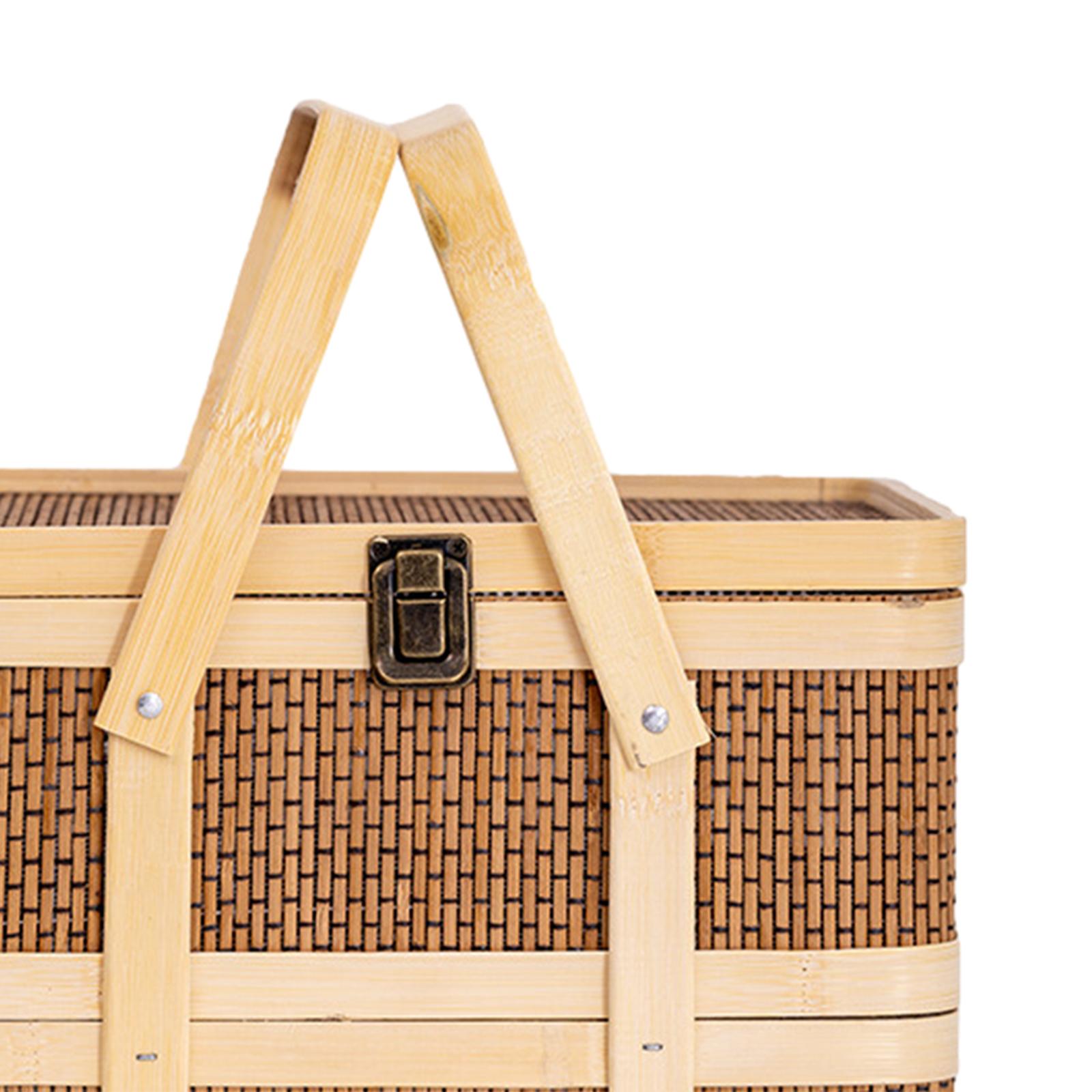 Geweven picknickmand, voedselo - Food Snacks Hamper recensie en prijs