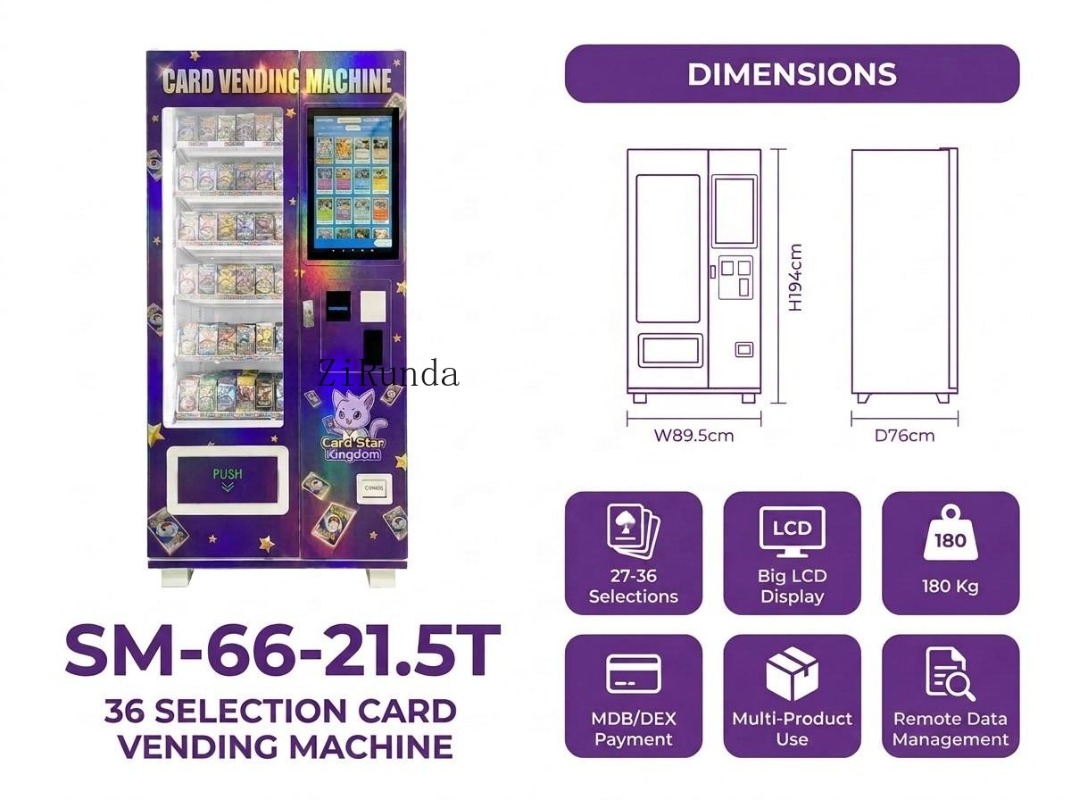 Schoonheidsproducten, automate - Food Snacks Vending Machine recensie en prijs