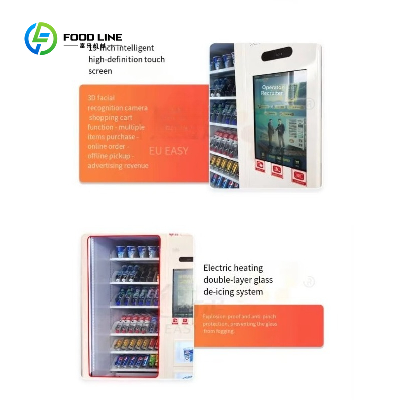 Bedrijfscombinatie van automat - Food Snacks Vending Machine recensie en prijs